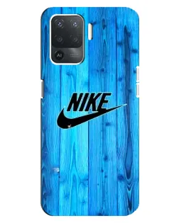 Чехол для OPPO Reno 5 Lite с картинкой «Голубое дерево Nike»