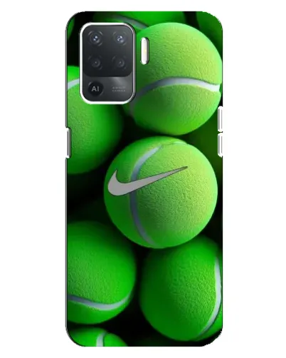 Чехол для OPPO Reno 5 Lite с картинкой «Теннисные мячи Найк» Чехол для OPPO Reno 5 Lite с картинкой «Теннисные мячи Найк»
