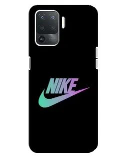 Чехол для OPPO Reno 5 Lite с картинкой «Nike — городская ночь»