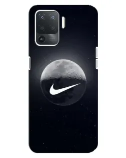 Чехол для OPPO Reno 5 Lite с картинкой «Nike в стиле граффити»