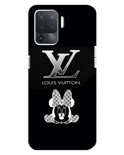 Чохол для OPPO Reno 5 Lite з картинкою «LV та Мінні Маус»