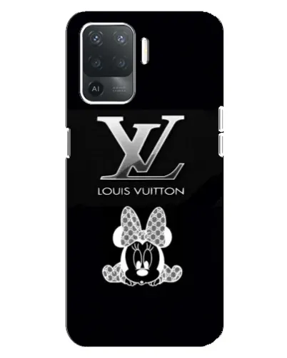 Чохол для OPPO Reno 5 Lite з картинкою «LV та Мінні Маус»