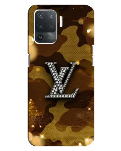 Чохол для OPPO Reno 5 Lite з картинкою «Камуфляжний Louis Vuitton»