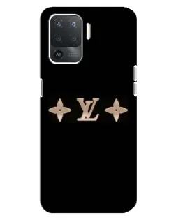 Чохол для OPPO Reno 5 Lite з картинкою «Louis Vuitton — мінімалізм»