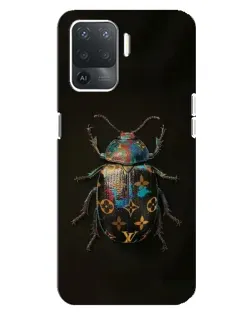 Чохол для OPPO Reno 5 Lite з картинкою «LV — мармуровий принт»