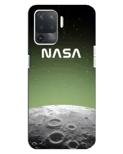 Чехол для OPPO Reno 5 Lite с картинкой «NASA — лунный градиент»