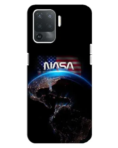 Чехол для OPPO Reno 5 Lite с картинкой «Земля из космоса NASA»