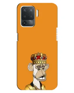 Чехол для OPPO Reno 5 Lite с картинкой «Золотая обезьяна Bored Ape» Чехол для OPPO Reno 5 Lite с картинкой «Золотая обезьяна Bored Ape»