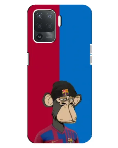 Чохол для OPPO Reno 5 Lite з картинкою «Bored Ape — фанат Барси» Чохол для OPPO Reno 5 Lite з картинкою «Bored Ape — фанат Барси»