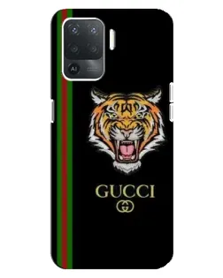 Чехол для OPPO Reno 5 Lite с картинкой «Тигр Gucci»