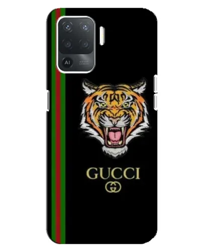 Чехол для OPPO Reno 5 Lite с картинкой «Тигр Gucci»
