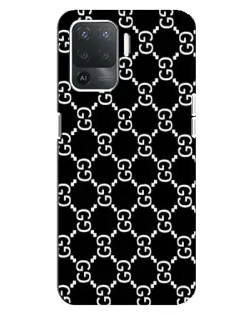 Чехол для OPPO Reno 5 Lite с картинкой «Gucci — сетчатый паттерн»