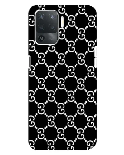 Чехол для OPPO Reno 5 Lite с картинкой «Gucci — сетчатый паттерн»
