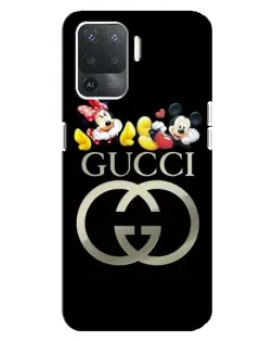 Чохол для OPPO Reno 5 Lite з картинкою «Gucci — герої Disney»