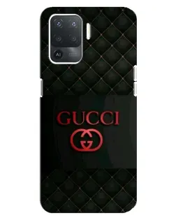 Чохол для OPPO Reno 5 Lite з картинкою «Gucci — стьобаний чорний»