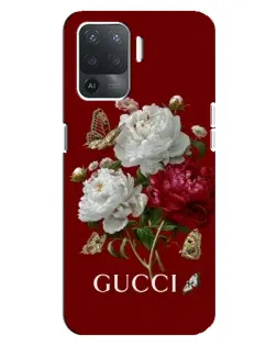Чохол для OPPO Reno 5 Lite з картинкою «Gucci — сад»