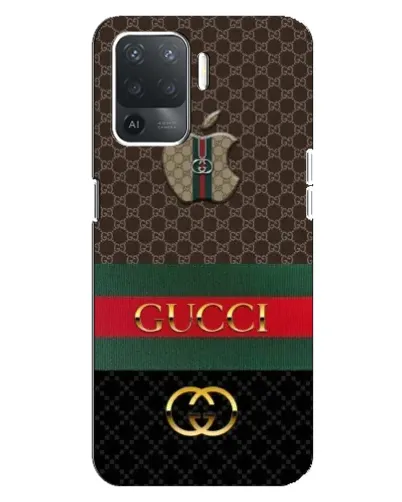 Чехол для OPPO Reno 5 Lite с картинкой «Gucci — брендированный десерт»