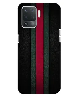 Чохол для OPPO Reno 5 Lite з картинкою «Gucci — неонова лінія»