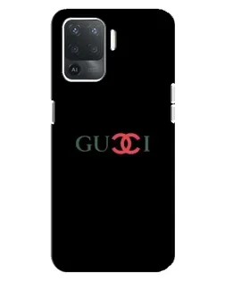 Чохол для OPPO Reno 5 Lite з картинкою «Gucci — червоний градієнт»