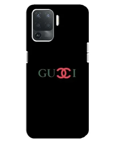 Чехол для OPPO Reno 5 Lite с картинкой «Gucci — красный градиент»
