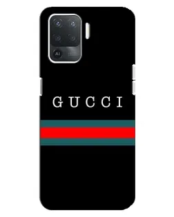 Чохол для OPPO Reno 5 Lite з картинкою «Gucci — червоний пояс»