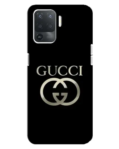 Чохол для OPPO Reno 5 Lite з картинкою «Gucci — золото на чорному» Чохол для OPPO Reno 5 Lite з картинкою «Gucci — золото на чорному»
