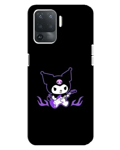Чехол для OPPO Reno 5 Lite с картинкой «Электрическая Kuromi» Чехол для OPPO Reno 5 Lite с картинкой «Электрическая Kuromi»