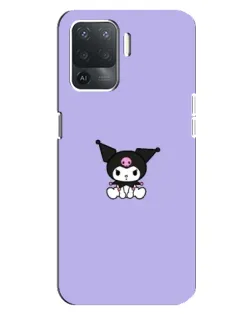 Чехол для OPPO Reno 5 Lite с картинкой «Kuromi — фиолетовый минимализм» Чехол для OPPO Reno 5 Lite с картинкой «Kuromi — фиолетовый минимализм»