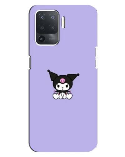 Чехол для OPPO Reno 5 Lite с картинкой «Kuromi — фиолетовый минимализм» Чехол для OPPO Reno 5 Lite с картинкой «Kuromi — фиолетовый минимализм»