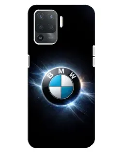 Чехол для OPPO Reno 5 Lite с картинкой «BMW — неоновое сияние» Чехол для OPPO Reno 5 Lite с картинкой «BMW — неоновое сияние»