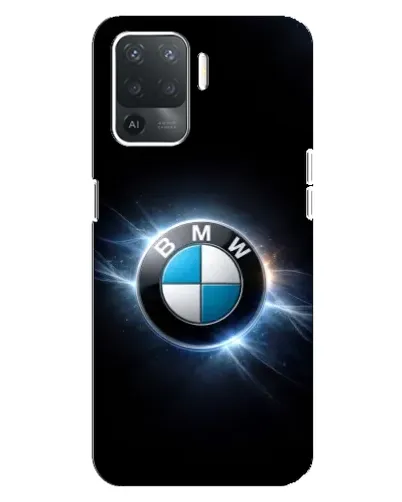 Чехол для OPPO Reno 5 Lite с картинкой «BMW — неоновое сияние» Чехол для OPPO Reno 5 Lite с картинкой «BMW — неоновое сияние»