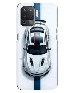 Чехол для OPPO Reno 5 Lite с картинкой «Вид сверху — BMW M» Чехол для OPPO Reno 5 Lite с картинкой «Вид сверху — BMW M»