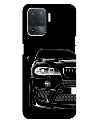 Чехол для OPPO Reno 5 Lite с картинкой «Темный силуэт BMW» Чехол для OPPO Reno 5 Lite с картинкой «Темный силуэт BMW»