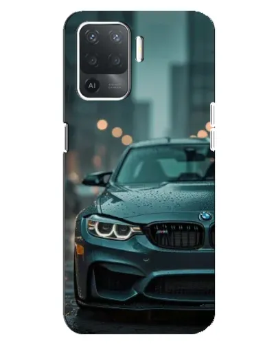 Чехол для OPPO Reno 5 Lite с картинкой «BMW в огнях города» Чехол для OPPO Reno 5 Lite с картинкой «BMW в огнях города»