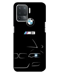 Чехол для OPPO Reno 5 Lite с картинкой «Минималистичный принт BMW M3»