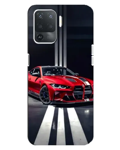 Чехол для OPPO Reno 5 Lite с картинкой «Красная BMW на дороге» Чехол для OPPO Reno 5 Lite с картинкой «Красная BMW на дороге»