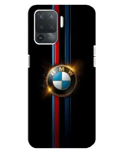 Чехол для OPPO Reno 5 Lite с картинкой «BMW M-Power неон»