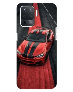 Чехол для OPPO Reno 5 Lite с картинкой «BMW на красной дорожке»
