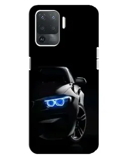 Чехол для OPPO Reno 5 Lite с картинкой «BMW — ночной взгляд» Чехол для OPPO Reno 5 Lite с картинкой «BMW — ночной взгляд»