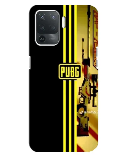Чехол для OPPO Reno 5 Lite с картинкой «PUBG — камуфляжный шлем»