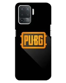 Чехол для OPPO Reno 5 Lite с картинкой «PUBG — рамка лого»