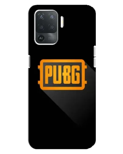 Чехол для OPPO Reno 5 Lite с картинкой «PUBG — рамка лого»