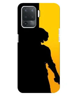 Чехол для OPPO Reno 5 Lite с картинкой «Тень воина PUBG»