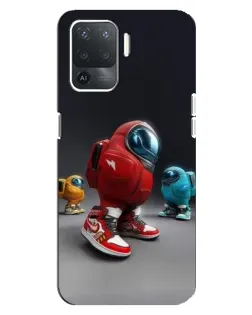Чохол для OPPO Reno 5 Lite з картинкою «Among Us — 3D стиль» Чохол для OPPO Reno 5 Lite з картинкою «Among Us — 3D стиль»