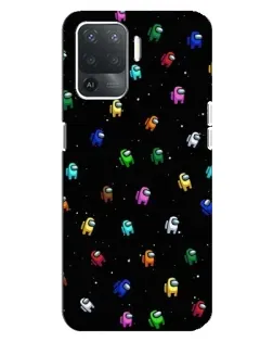 Чохол для OPPO Reno 5 Lite з картинкою «Екіпаж Among Us» Чохол для OPPO Reno 5 Lite з картинкою «Екіпаж Among Us»
