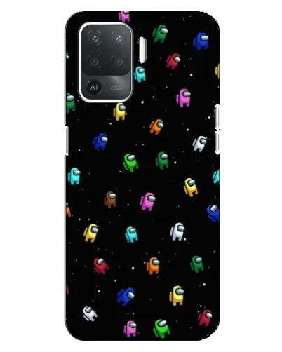 Чехол для OPPO Reno 5 Lite с картинкой «Экипаж Among Us»