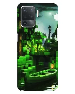 Чохол для OPPO Reno 5 Lite з картинкою «Minecraft лісовий пейзаж» Чохол для OPPO Reno 5 Lite з картинкою «Minecraft лісовий пейзаж»