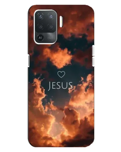 Чехол для OPPO Reno 5 Lite с картинкой «Сияние Имени Jesus»