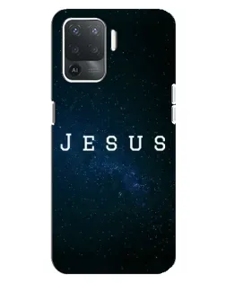 Чехол для OPPO Reno 5 Lite с картинкой «Звездное небо Jesus»