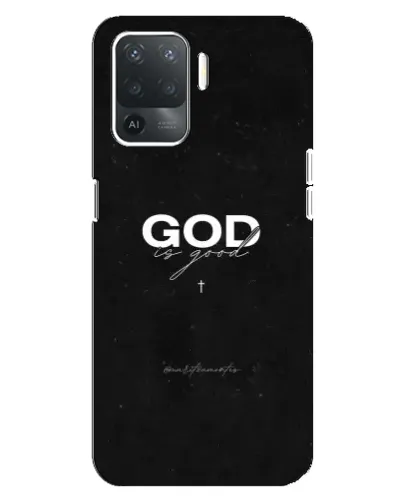 Чехол для OPPO Reno 5 Lite с картинкой «GOD — Бог над всем»